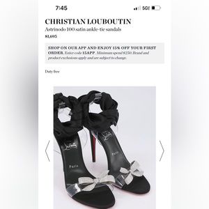 Christian Louboutin ,red bottom’s heels authentic